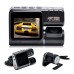 מצלמת דרך לרכב עם עדשות כפולות רזולוציה FULL HD 1280P כולל מסך “2 ושלט רחוק